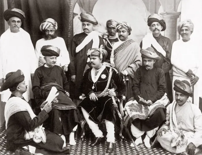 Framed Print : c. 1880s India - Maharajah of Gwalior Framed Print : c. 1880s India - Maharajah of Gwalior