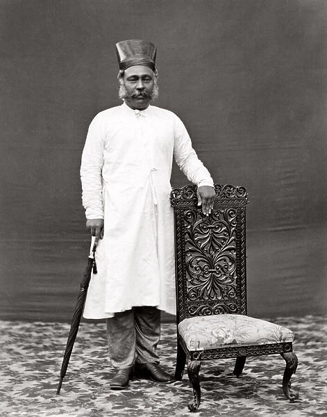 c. 1880s India - Parsi merchant