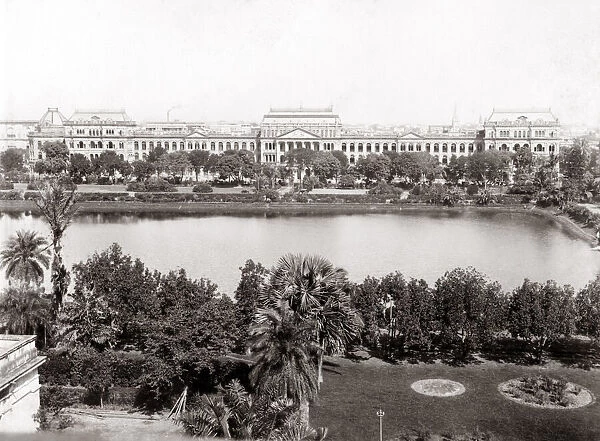 c. 1880s India - public buildings Calcutta Kolkata