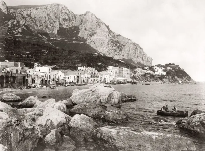 Framed Print : c. 1880s Italy - Campania on the Isle of Capri Framed Print : c. 1880s Italy - Campania on the Isle of Capri