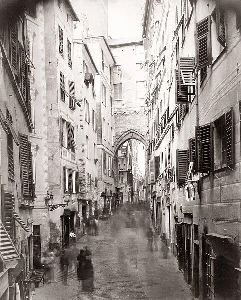 c. 1880s Italy - Port San Andrea Genoa Genova