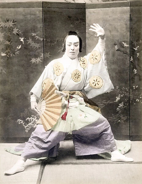 c. 1880s Japan - actor in costume