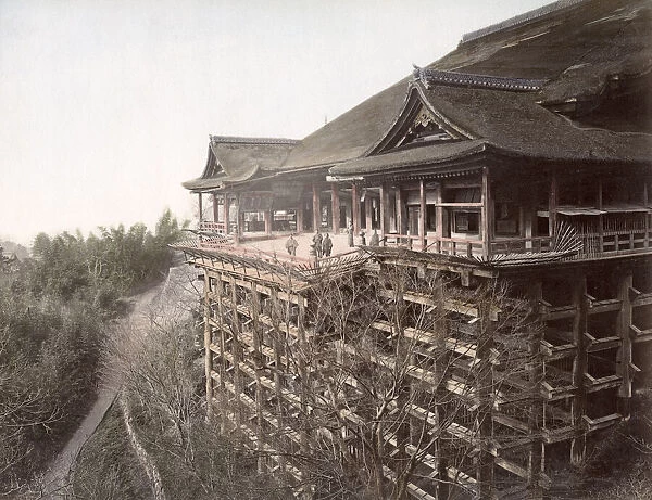 c. 1880s Japan - Kiyomizu temple, Kyoto
