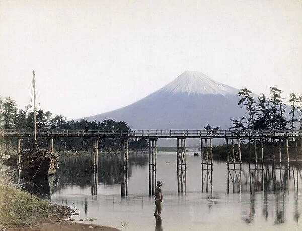 c. 1880s Japan - Mount Fuji, Fujiyama