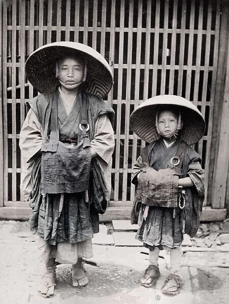 c. 1880s Japan - peasant children