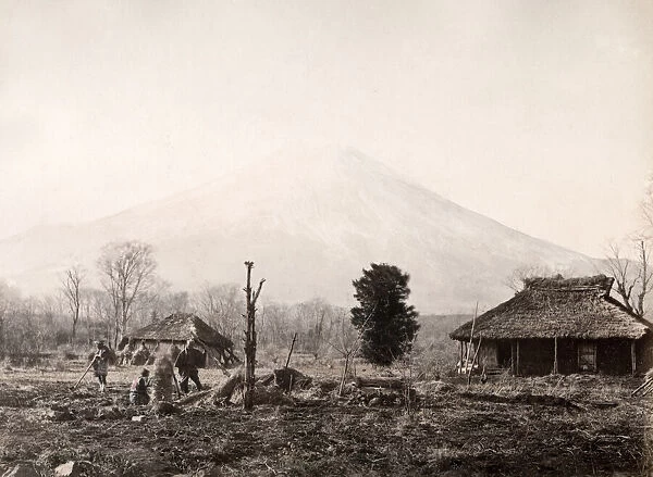 c. 1880s Japan - veiw of Mount Fuji, Fujiyama
