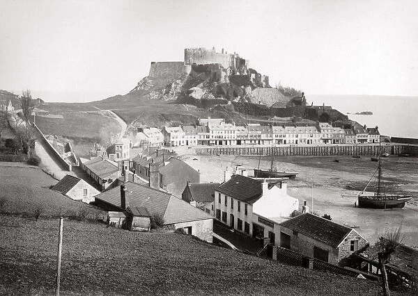 c. 1880s Mont Orgueil Castle, Gorey, Jersey