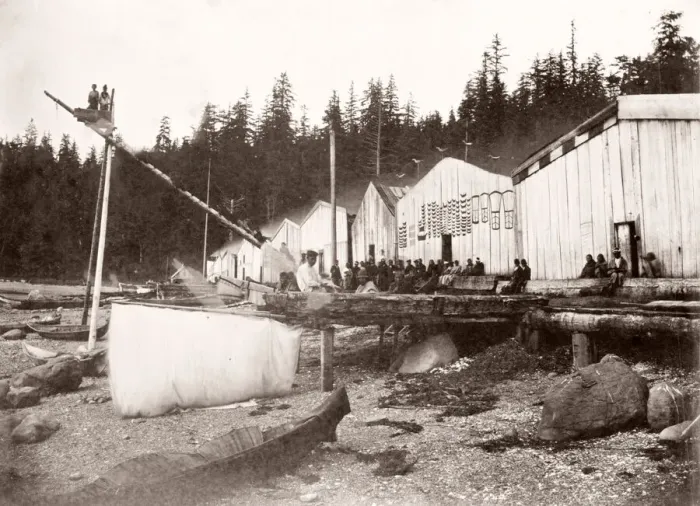 Framed Print : c. 1880s native American, First Nation, Alert Bay, BC Canada Framed Print : c. 1880s native American, First Nation, Alert Bay, BC Canada