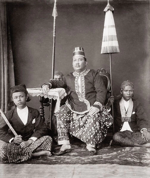c. 1880s South East Asia captioned The Regent of Subang