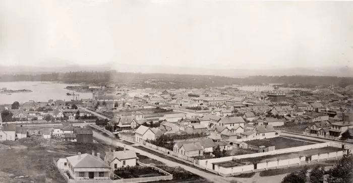 Framed Print : c. 1880s - Victoria Island, British Columbia, Canada Framed Print : c. 1880s - Victoria Island, British Columbia, Canada
