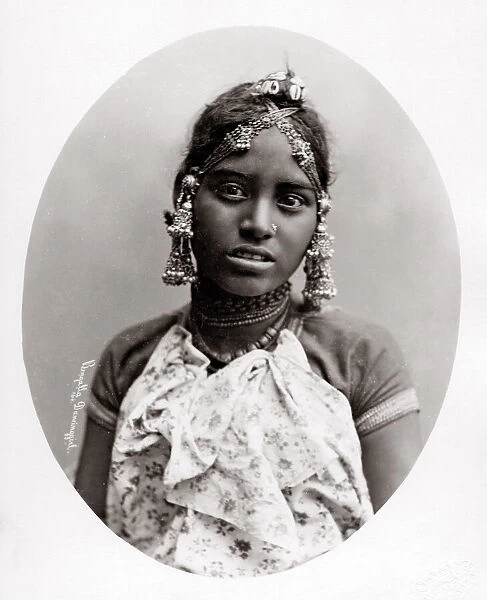 c. 1880s - young Indian Bengali woman, taken in Singapore