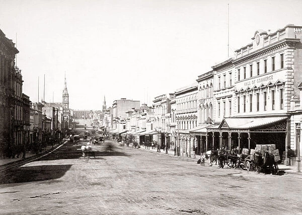 c. 1890 Australia - Collins Street Melbourne
