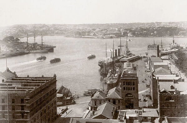 c. 1890 Australia - harbour view, assumed to be Sydney