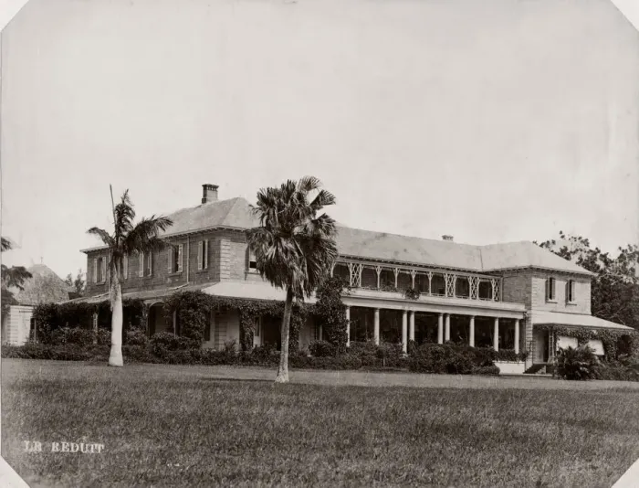 Framed Print : c. 1890s Le Reduit - State House, President of Mauritius Framed Print : c. 1890s Le Reduit - State House, President of Mauritius