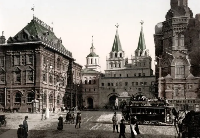 Framed Print : c. 1890s Russia - The Gate of Notre Dame d Iberia, Moscow Framed Print : c. 1890s Russia - The Gate of Notre Dame d Iberia, Moscow