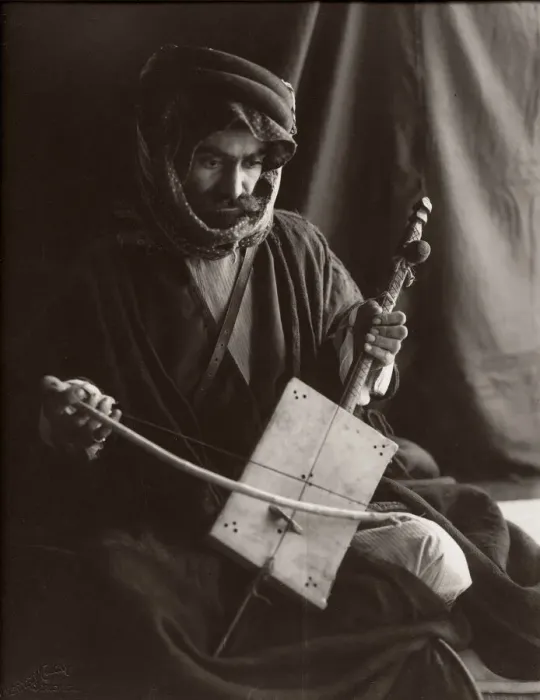 Framed Print : c, 1900 Holy Land Palestine Israel - Bedouin musician