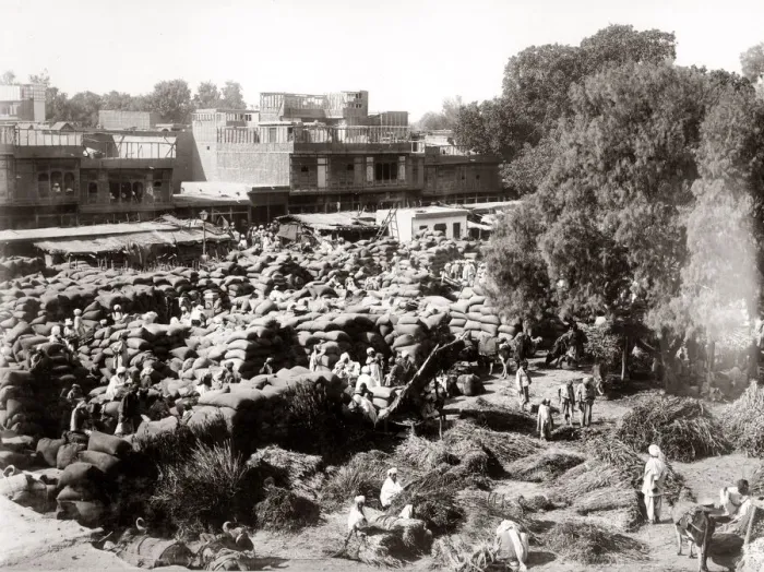 Framed Print : c. 1910 / 1920 market India - possibly Peshawar Framed Print : c. 1910 / 1920 market India - possibly Peshawar