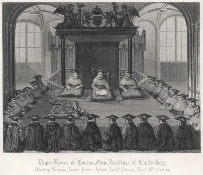 Framed Print : C of E Convocation, C17 Framed Print : C of E Convocation, C17