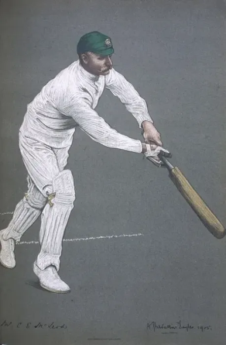 Framed Print : C E McLeod - Cricketer Framed Print : C E McLeod - Cricketer