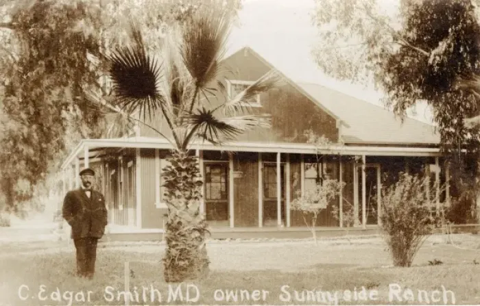 Framed Print : C. Edgar Smith M. D. owner of Sunnyside Ranch Framed Print : C. Edgar Smith M. D. owner of Sunnyside Ranch