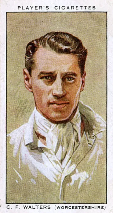 Framed Print : C F Walters, Worcestershire County and England cricketer Framed Print : C F Walters, Worcestershire County and England cricketer