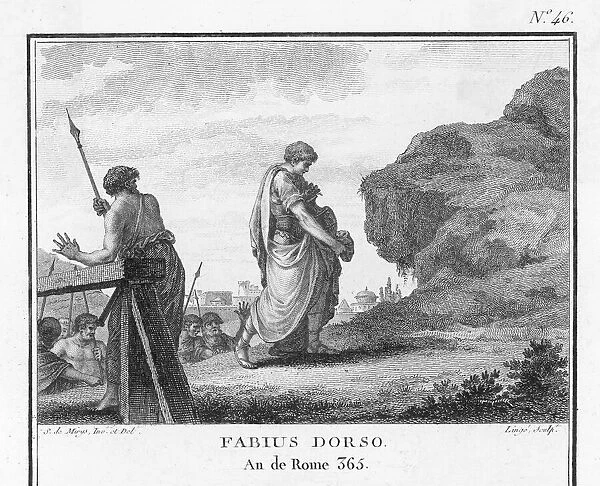 C Fabius Dorso performing sacrifices