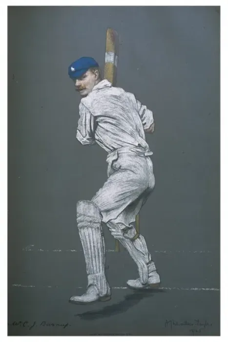 Framed Print : C J Burnup - Cricketer