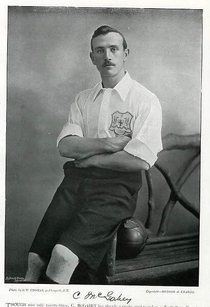 C McGahey, footballer and cricketer