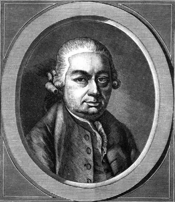 Framed Print : C P E Bach (Bong) Framed Print : C P E Bach (Bong)
