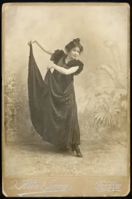 Framed Print : C. Pankhurst as Dancer Framed Print : C. Pankhurst as Dancer