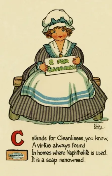 Framed Print : C stands for Cleanliness Framed Print : C stands for Cleanliness