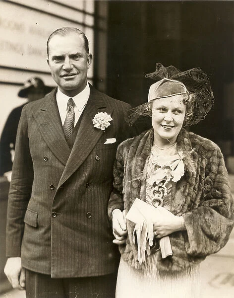 C W A Scott with his second wife, Greta Bremner