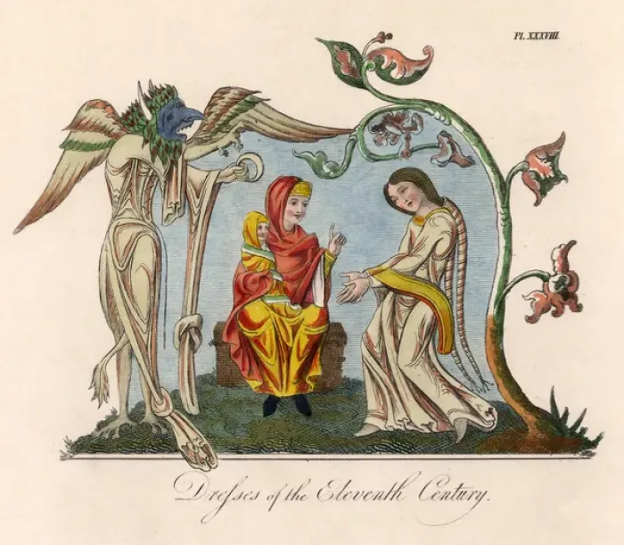 Framed Print : C11 Women and Child Framed Print : C11 Women and Child