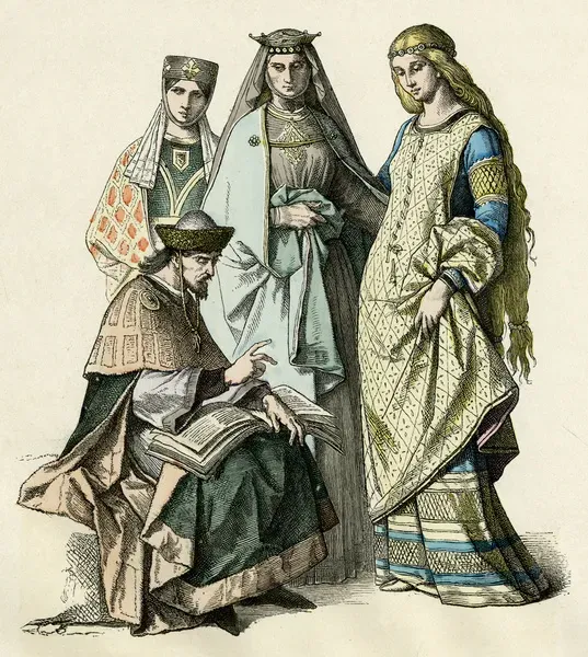 13th Century German Costume Art Prints, Posters Puzzles