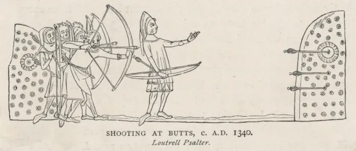 Framed Print : C14 Archery at Butts Framed Print : C14 Archery at Butts