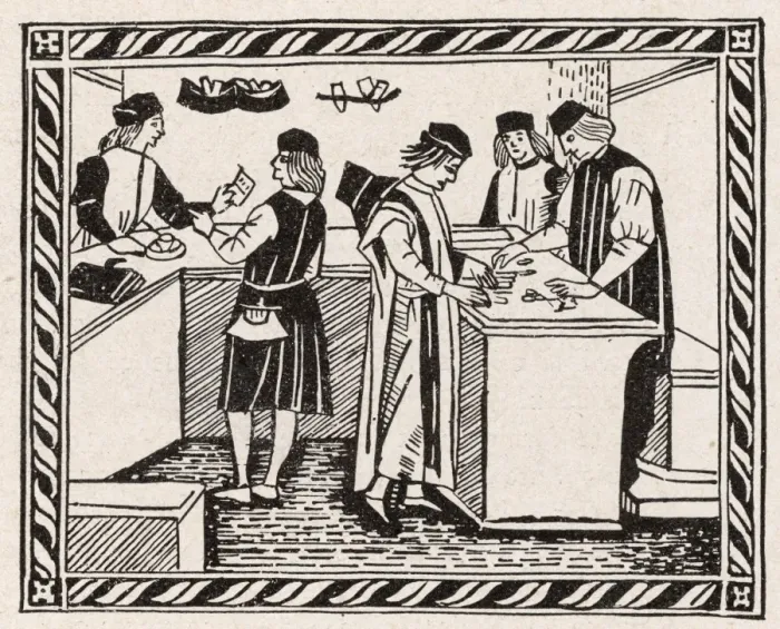 Framed Print : C15 Italian Bank Framed Print : C15 Italian Bank