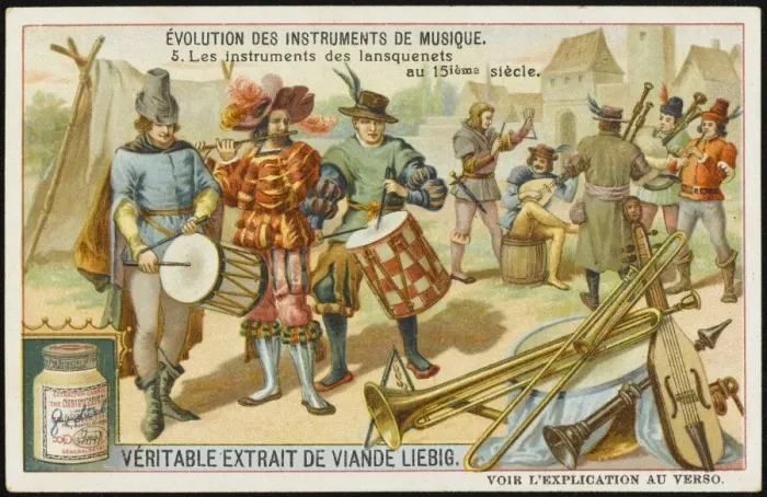 Framed Print : C15 Military Musicians Framed Print : C15 Military Musicians