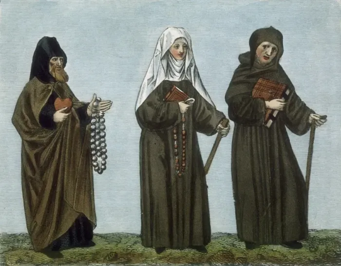 Framed Print : C15 Religious Costume Framed Print : C15 Religious Costume