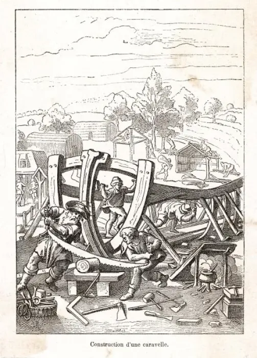 Framed Print : C15 Ship Construction Framed Print : C15 Ship Construction