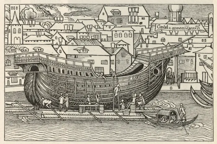 Framed Print : C15 Ship Construction Framed Print : C15 Ship Construction