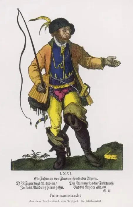 Framed Print : C16 German Coachman Framed Print : C16 German Coachman