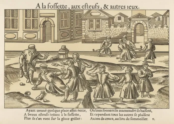 Framed Print : C16th French Ball Games Framed Print : C16th French Ball Games