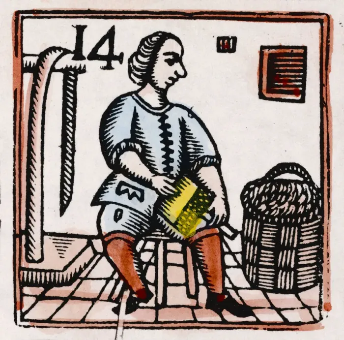 Framed Print : C17 BRUSH MAKER Framed Print : C17 BRUSH MAKER
