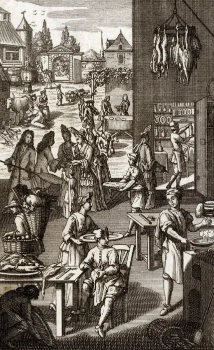 Framed Print : C17 COOKING SCENE Framed Print : C17 COOKING SCENE