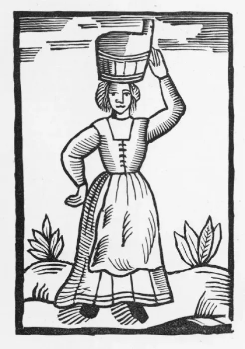 Framed Print : C17 Milkmaid Framed Print : C17 Milkmaid
