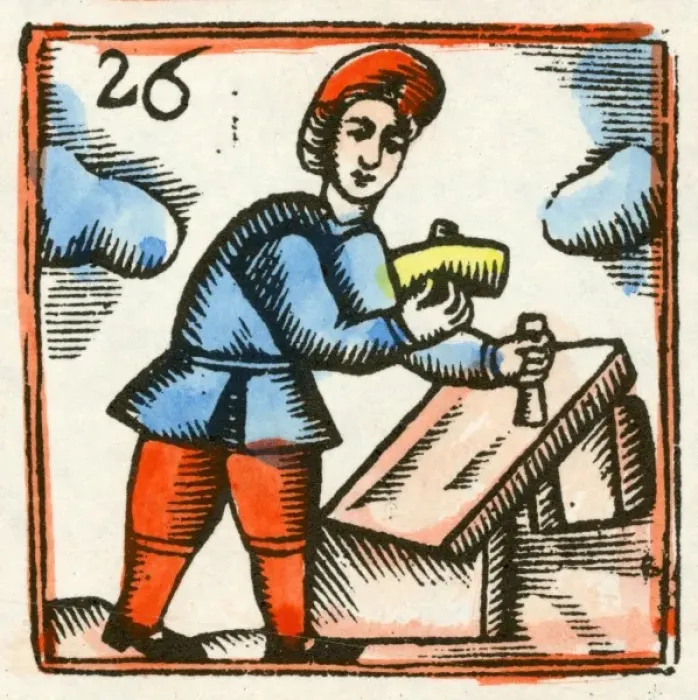 Framed Print : C17 Stoneworker Framed Print : C17 Stoneworker