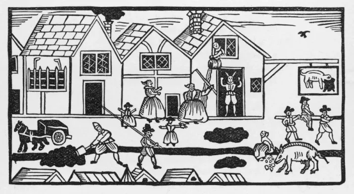 Framed Print : C17 Street Scene Framed Print : C17 Street Scene