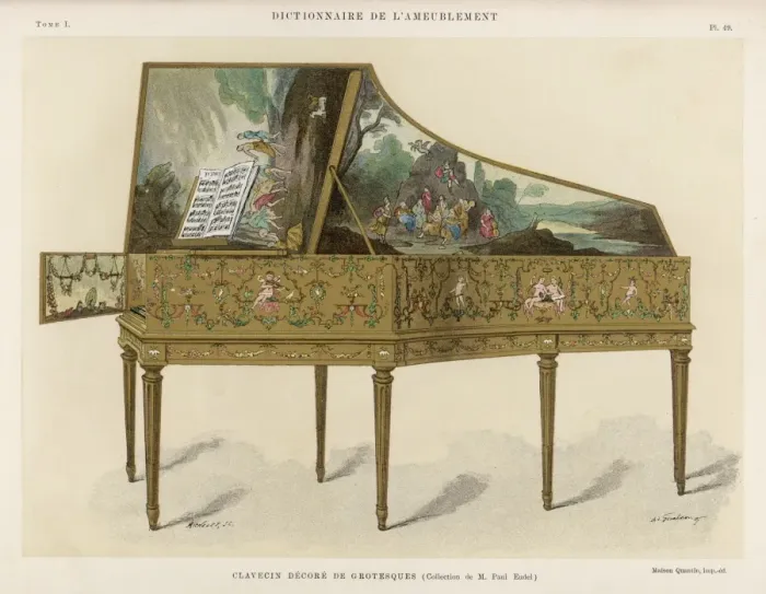 Framed Print : C18 Clavichord Framed Print : C18 Clavichord