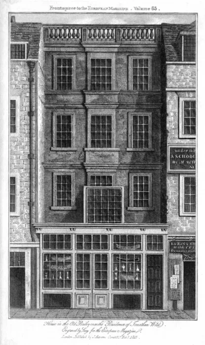 Framed Print : C18 London Home