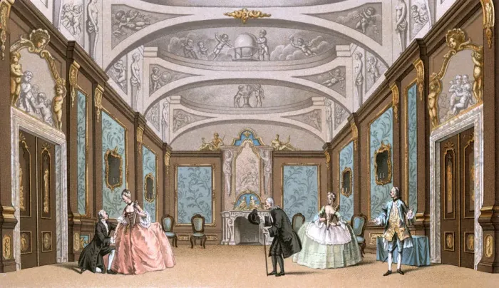 Framed Print : C18 STAGE SCENE Framed Print : C18 STAGE SCENE